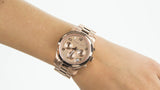 Buy Shop Michael Kors Runway Rose Gold Dial Rose Gold Steel Strap Watch for Women - MK5128 USA Online