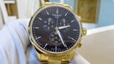 Buy Shop Tissot Chrono XL Classic Black Dial Gold Steel Strap Watch for Men - T116.617.33.051.00 USA Online