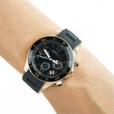 Buy Shop Marc Jacobs Rock Chronograph Black Dial Black Silicone Strap Watch for Women - MBM2553 USA Online