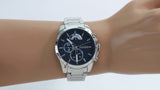 Buy Shop Tommy Hilfiger Deacan Blue Dial Silver Steel Strap Watch for Men - 1791551 USA Online