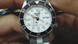 Buy Shop Seiko 5 Sports x Peanuts Surfboard Snoopy Limited Edition White Dial Two Tone NATO Strap Watch For Men - SRPK25K1 USA Online