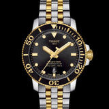 Buy Shop Tissot Seastar 1000 Powermatic 80 Black Dial Two Tone Steel Strap Watch For Men - T120.407.22.051.00 USA Online