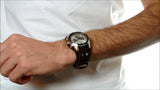 Buy Shop Fossil Coachman Chronograph Silver Dial Brown Leather Strap Watch for Men - CH2565 USA Online