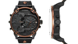 Buy Shop Diesel Mr Daddy 2.0 Chronograph Black Dial Black Steel Strap Watch For Men - DZ7400 USA Online