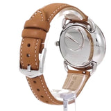Buy Shop Fossil Tailor Date-Day Quartz Blue Dial Brown Leather Strap Watch for Women - ES4257 USA Online