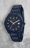 Buy Shop Maserati Guilloche Blue Edition 42mm Stainless Steel Watch For Men - R8853141001 USA Online