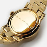 Buy Shop Marc Jacobs Amy Blue Dial Gold Steel Strap Watch for Women - MBM3301 USA Online