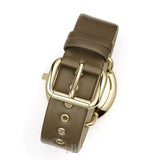 Buy Shop Marc Jacobs Amy Grey Dial Grey Leather Strap Watch for Women - MBM1153 USA Online