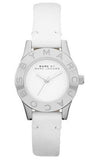 Buy Shop Marc Jacobs Blade White Dial White Leather Strap Watch for Women - MBM1097 USA Online