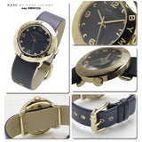 Buy Shop Marc Jacobs Blade Blue Dial Blue Leather Strap Watch for Women - MBM1224 USA Online