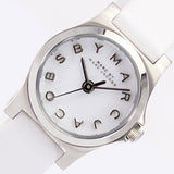 Buy Shop Marc Jacobs Henry Dinky White Dial White Leather Strap Watch for Women - MBM1234 USA Online