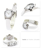 Buy Shop Marc Jacobs Henry Dinky White Dial White Leather Strap Watch for Women - MBM1234 USA Online