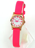 Buy Shop Marc Jacobs Henry White Dial Pink Leather Strap Watch for Women - MBM1237 USA Online