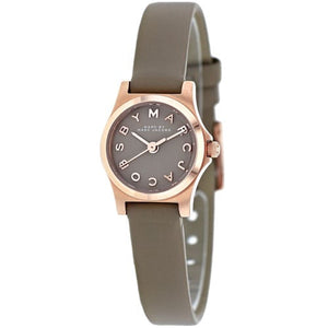 Buy Shop Marc Jacobs Henry Dinky Grey Dial Grey Leather Strap Watch for Women - MBM1239 USA Online