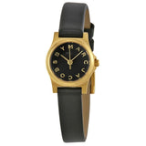 Buy Shop Marc Jacobs Henry Dinky Black Dial Black Leather Strap Watch for Women - MBM1240 USA Online