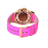 Buy Shop Marc Jacobs Henry Skeleton Pink Dial Pink Leather Strap Watch for Women - MBM1243 USA Online
