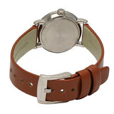 Buy Shop Marc Jacobs Baker White Dial Brown Leather Strap Watch for Women - MBM1270 USA Online