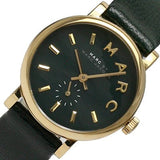 Buy Shop Marc Jacobs Baker Mini Green Dial Green Leather Strap Watch for Women - MBM1272 USA Online
