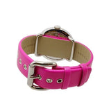 Buy Shop Marc Jacobs Amy Pop Pink Dial Pink Leather Strap Watch for Women - MBM1286 USA Online