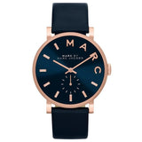 Buy Shop Marc Jacobs Baker Navy Blue Dial Navy Blue Leather Strap Watch for Women - MBM1329 USA Online