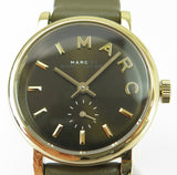 Buy Shop Marc Jacobs Baker Olive Dial Olive Leather Strap Watch for Women - MBM1330 USA Online