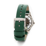Buy Shop Marc Jacobs Henry Skeleton Green Dial Green Leather Strap Watch for Women - MBM1336 USA Online
