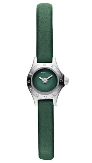 Buy Shop Marc Jacobs Blade Green Dial Green Leather Strap Watch for Women - MBM1341 USA Online