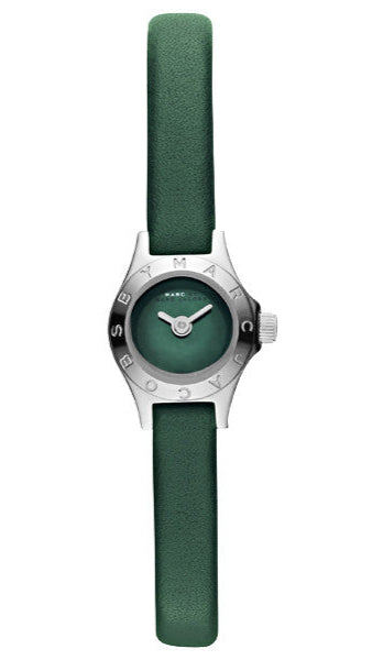 Buy Shop Marc Jacobs Blade Green Dial Green Leather Strap Watch for Women - MBM1341 USA Online