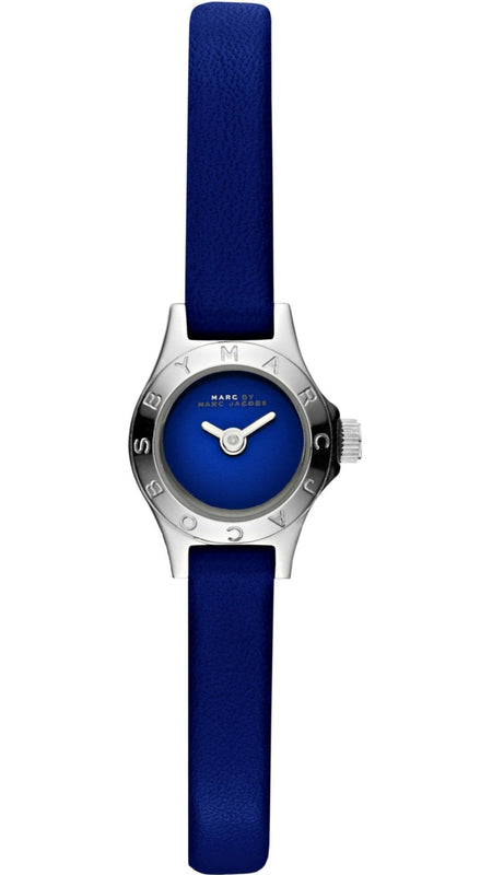 Buy Shop Marc Jacobs Blade Blue Dial Blue Leather Strap Watch for Women - MBM1342 USA Online