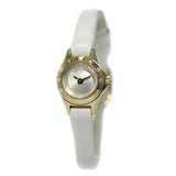 Buy Shop Marc Jacobs Blade White Dial White Leather Strap Watch for Women - MBM1344 USA Online
