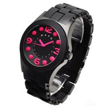Buy Shop Marc Jacobs Pelly Black Dial Black Silicone Strap Watch for Women - MBM2530 USA Online