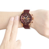 Buy Shop Marc Jacobs Rock Chronograph Red Dial Red Silicone Strap Watch for Women - MBM2596 USA Online