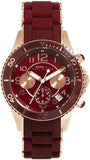 Buy Shop Marc Jacobs Rock Chronograph Red Dial Red Silicone Strap Watch for Women - MBM2596 USA Online