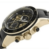 Buy Shop Marc Jacobs Rock Chronograph Black Dial Black Silicone Strap Watch for Women - MBM2598 USA Online