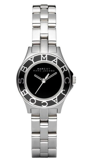 Buy Shop Marc Jacobs Blade Black Dial Silver Steel Strap Watch for Women - MBM3058 USA Online