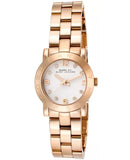 Buy Shop Marc Jacobs Mini Amy White Dial Rose Gold Steel Strap Watch for Women - MBM3078 USA Online