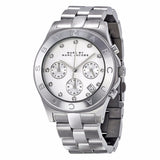 Marc Jacobs Blade White Dial SIlver Steel Strap Watch for Women - MBM3100