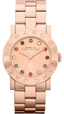 Buy Shop Marc Jacobs Blade Rose Gold Dial Rose Gold Steel Strap Watch for Women - MBM3142 USA Online