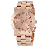 Buy Shop Marc Jacobs Blade Rose Gold Dial Rose Gold Steel Strap Watch for Women - MBM3142 USA Online