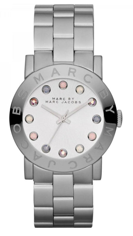 Buy Shop Marc Jacobs Amy Dexter Silver Dial Silver Steel Strap Watch for Women - MBM3214 USA Online