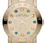 Buy Shop Marc Jacobs Amy Dexter Gold Dial Gold Steel Strap Watch for Women - MBM3215 USA Online