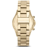 Buy Shop Marc Jacobs Rock Chronograph Black Dial Gold Steel Strap Watch for Women - MBM3253 USA Online
