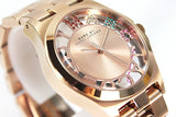 Buy Shop Marc Jacobs Henry Skeleton Rose Gold Dial Rose Gold Steel Strap Watch for Women - MBM3264 USA Online