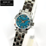 Buy Shop Marc Jacobs Amy Blue Dial Silver Steel Strap Watch for Women - MBM3274 USA Online