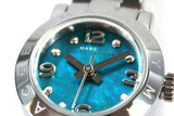Buy Shop Marc Jacobs Amy Blue Dial Silver Steel Strap Watch for Women - MBM3274 USA Online