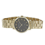 Buy Shop Marc Jacobs Baker Grey Dial Gold Steel Strap Watch for Women - MBM3281 USA Online