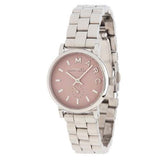Buy Shop Marc Jacobs Baker Pink Dial Silver Steel Strap Watch for Women - MBM3283 USA Online