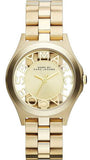 Buy Shop Marc Jacobs Henry Gold Dial Gold Steel Strap Watch for Women - MBM3292 USA Online