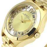 Buy Shop Marc Jacobs Henry Gold Dial Gold Steel Strap Watch for Women - MBM3292 USA Online