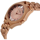 Buy Shop Marc Jacobs Henry Rose Gold Dial Rose Gold Steel Strap Watch for Women - MBM3293 USA Online